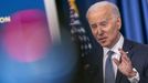 Joe Biden, en la rueda de prensa de este jueves en la Casa Blanca.