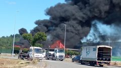 El incendio se registr� poco despu�s de las seis de la tarde