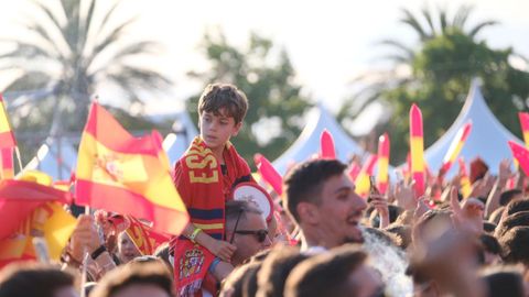 Final de la Eurocopa de f�tbol en Gij�n