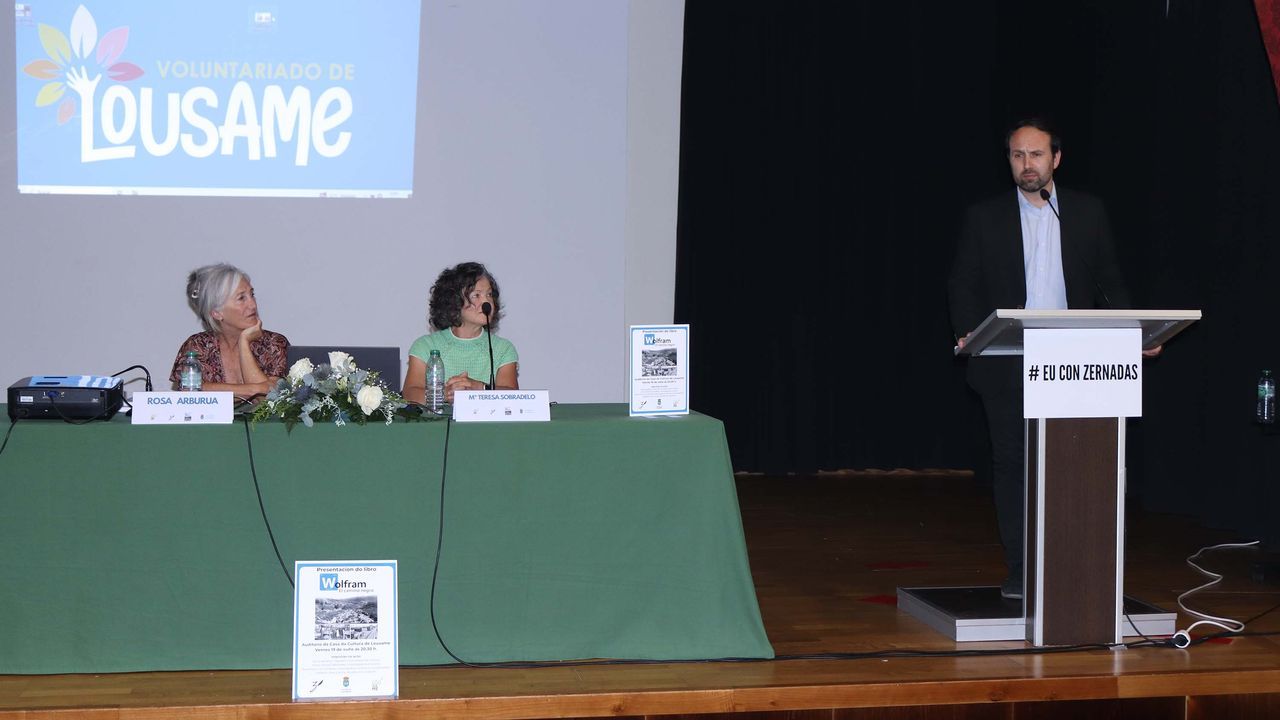 Lousame viaja al pasado de las minas de San Finx con la presentación de «Wolfram. El camino negro»