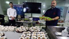 La demostracin culinaria tuvo lugar en la lonja grovense.