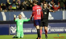 Arcediano Monescillo en un Osasuna-Oviedo