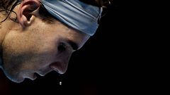 Nadal, durante la final en Londres