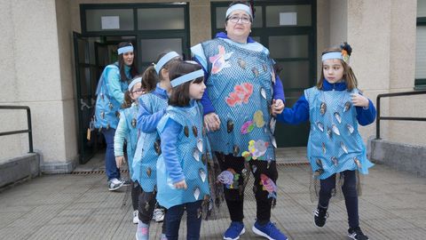 Carnaval del colegio Milladoiro de Malpica