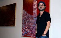 Juan Manuel �lvarez Romero, en su exposici�n, titulada �El hombre gr�a�. 