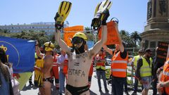 Protesta de personal de Salvamento Mar�timo