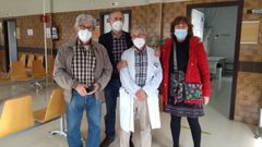 Antonio Eneriz, Suso Vilas�nchez y Alicia Fern�ndez Mac�a acompa�aron a Masferrer en su �ltimo d�a de trabajo