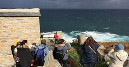 La Casa de las Ciencias de A Coru�a impulsa el proyecto y organiz� la expedici�n de ayer. 