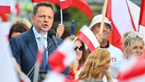 Rafal Trzaskowski, alcalde de Varsovia y candidato a presidente de Polonia.