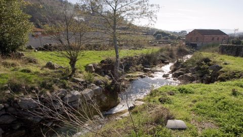 Inmediaciones del Ponte de Anceu, A Lama