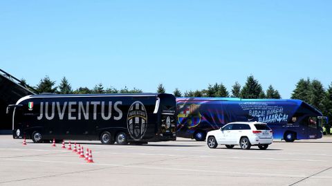 Los dos equipos ya se encuentran en Berl�n donde ma�ana se deicidir� quien es el mejor equipo de Europa