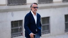El empresario Joaqu�n Parra a su llegada a la Audiencia Nacional.