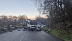 El accidente se produjo sobre las cinco y media de la tarde