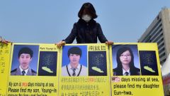 Protestas por la gesti�n del accidente del Sewol