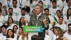 Alberto N��ez Feijoo en un mitin de la campa�a