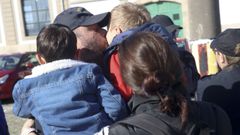 Despedida de la fragata Mndez Nez