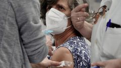 Vacunaci�n masiva en Vigo con Astrazeneca