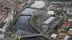 Vista a�rea de la ciudad de Pontevedra