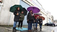 Mar Vila, responsable de Mar de la CIG en O Saln�s, dio voz a las trabajadoras de Coinba