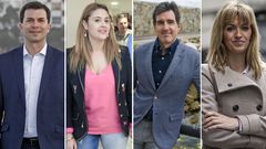 Gonzalo Caballero, Patricia Otero., Pablo Arang�ena y Marina Ortega