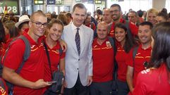 Los Reyes despiden al equipo ol�mpico espa�ol