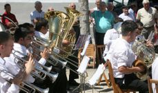 Actuaci�n de archivo de la banda de Ponteledesma