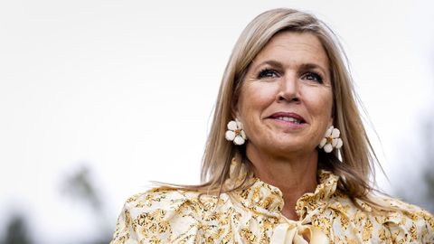 La reina M�xima de Holanda, con pendientes de Zara