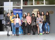 Las blogueras fueron recibidas en la casa consistorial por Fabiola Garc�a