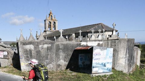 Uno de los templos cuya puerta se forz fue el de San Xurxo de Augas Santas