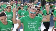 A Coru�a se ti�e de verde contra el c�ncer