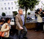 V�zquez Ta�n, llegando a los juzgados de Santiago.