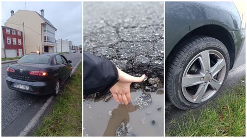 El socav�n med�a al menos 15 cent�metros de profundidad