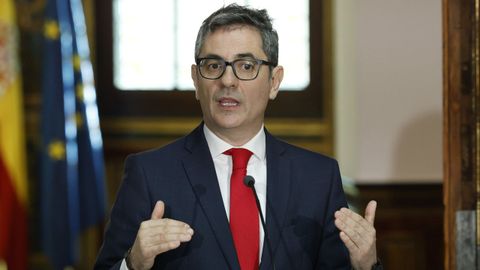 El ministro de la Presidencia, F�lix Bola�os. 