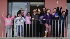 Mujeres del colectivo Juan XXIII que reivindican su derecho a decidir y que sus opiniones sean tenidas en cuenta a la hora de planificar su vida. 