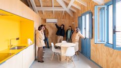 Espacio reformado en la aldea modelo de Muimenta (Carballeda de Avia).