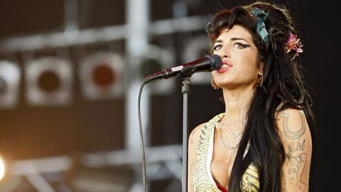 Amy Winehouse en el festival Rock in R�o de Madrid en el a�o 2008.