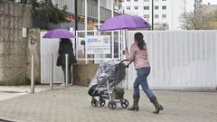 Entrada del CEP Campolongo, en Pontevedra, colegio que comparte el comedor escolar con la EEI Crespo Rivas