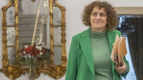 Goretti Sanmart�n, en una imagen de archivo en el pazo de Raxoi