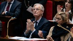 MIchel Barnier en la Asamblea Nacional francesa.