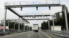 Peaje autom�tico en la autov�a A28 entre Viana do Castelo y Oporto