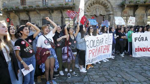 Manifestaci�n en Santiago