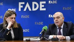  La presidenta de la Federaci�n Asturiana de Empresarios (FADE), Mar�a Calvo, y el presidente de la Federaci�n Nacional de Trabajadores (ATA), Lorenzo Amor