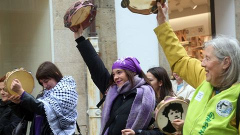 Manifestacin do 8M en Vilagarca.