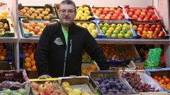 Jorge Bouza, en la tienda que abri� hace diez a�os