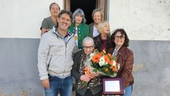 Cumpleaos de la centenaria de Ortigueira, Engracia Josefa Fernndez.