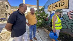 Visita institucional a la aldea de O Couto, este viernes 
