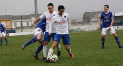 Los jugadores ponteses nunca bajaron los brazos. 
