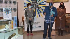 Carmen Fieiras, Efr�n Castro e Idoia Cuesta, na presentaci�n