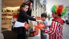 Imagen de archivo de la actividad Truco o Trato, que organiza Lugo Monumental