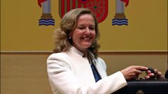 Nadia Calvi�o:  Me encuentro ilusionada por formar parte de un gobierno feminista 